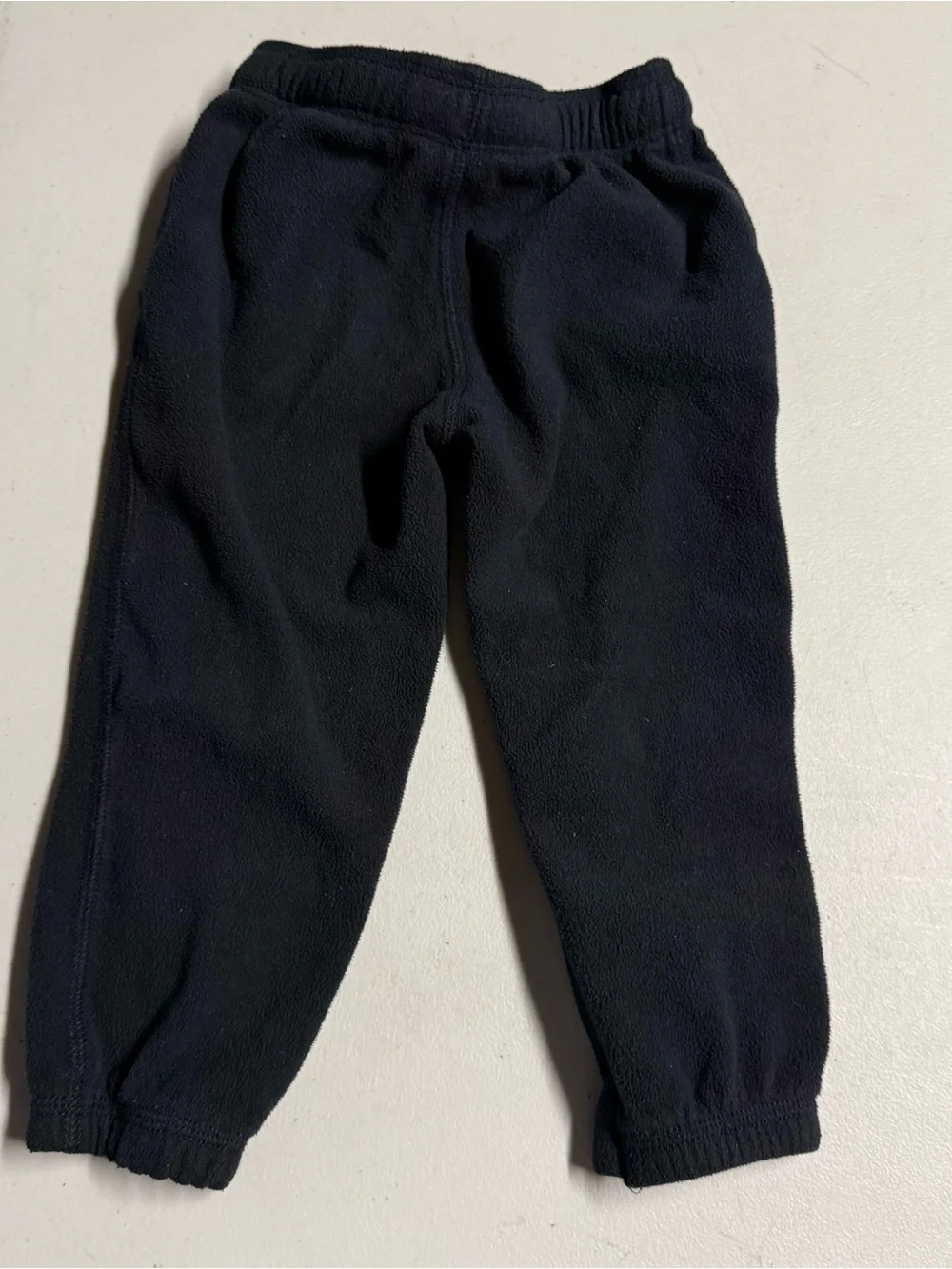 Carter’s Unisex Toddlers Black Fleece Jogger Pants - Cozy Elastic Waist 2T EUC
